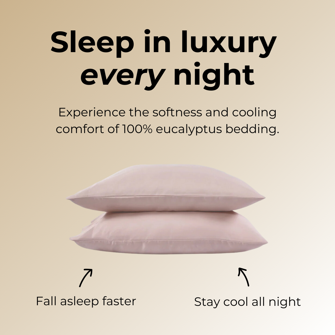 Light Pink Eucalyptus Lyocell Bedding Set