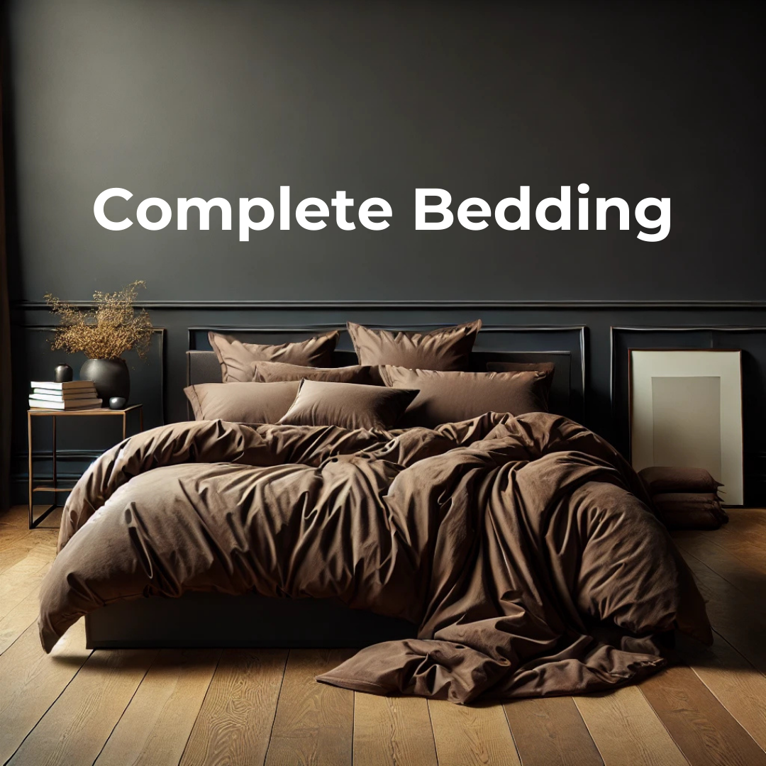 Dark Brown Eucalyptus Lyocell Bedding Set