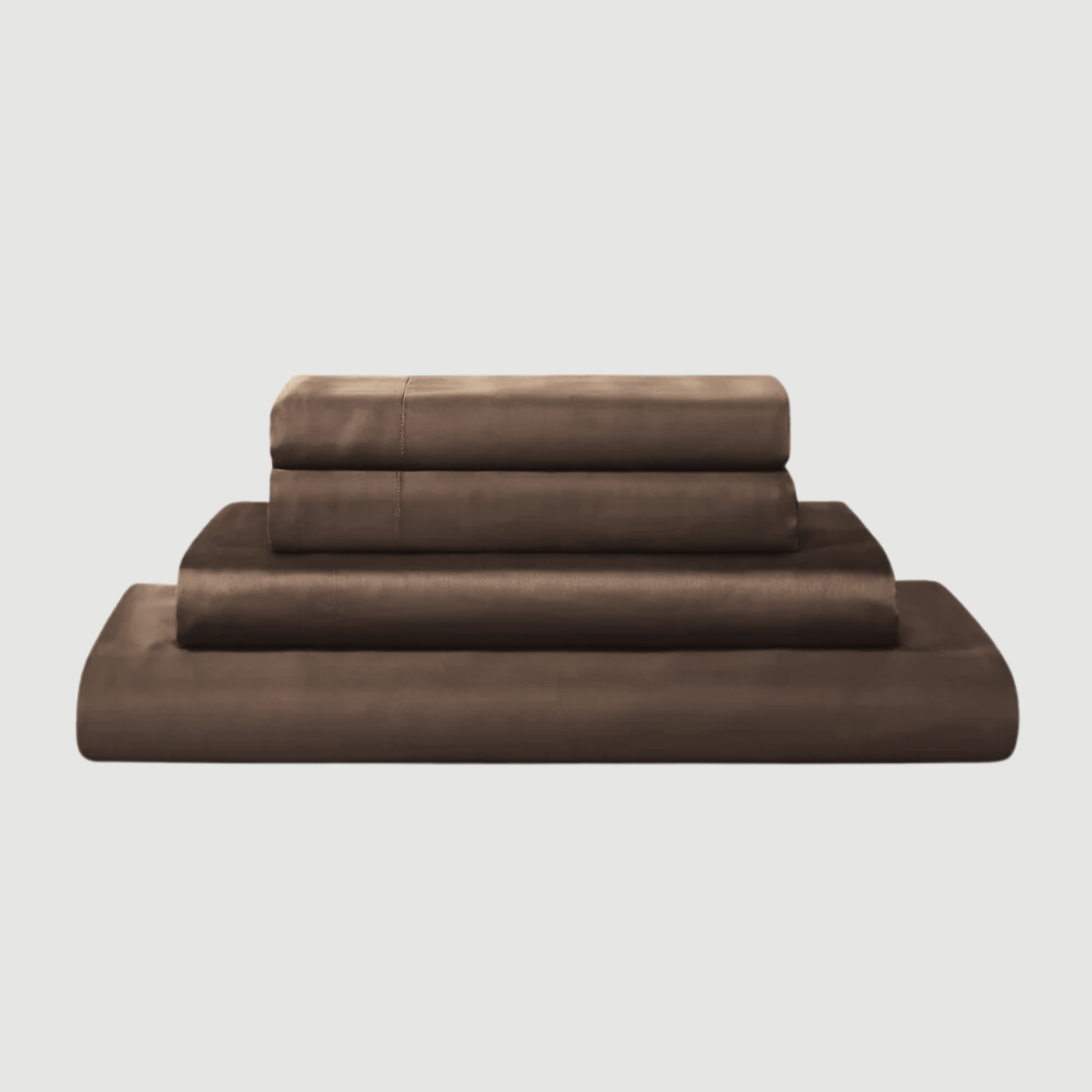 Dark Brown Eucalyptus Lyocell Bedding Set