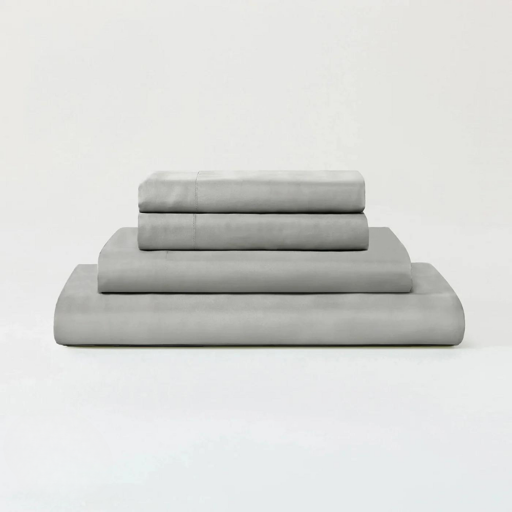 Silver Grey Eucalyptus Lyocell Bedding Set